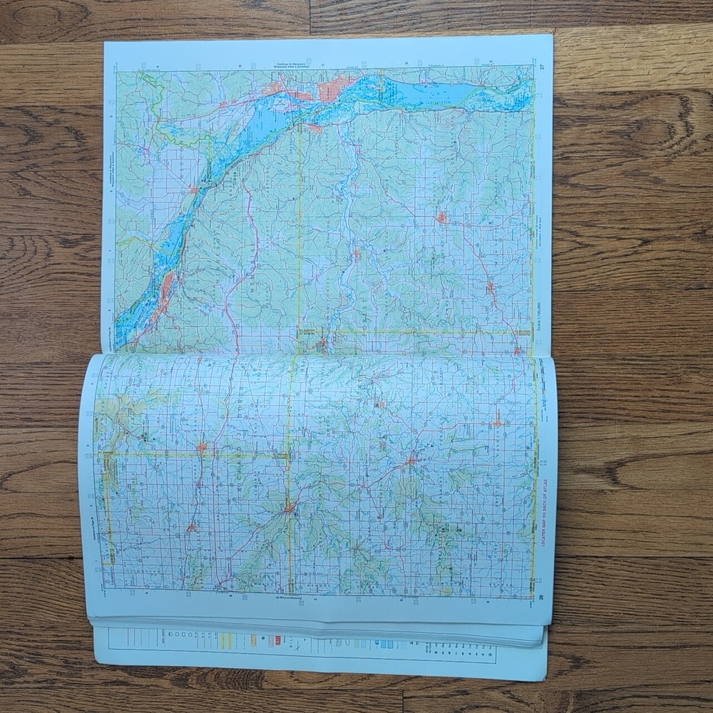 Minnesota Atlas & Gazetteer Topo Maps Of The Entire State DeLorme Map Book 1994 - Picture 11 of 16